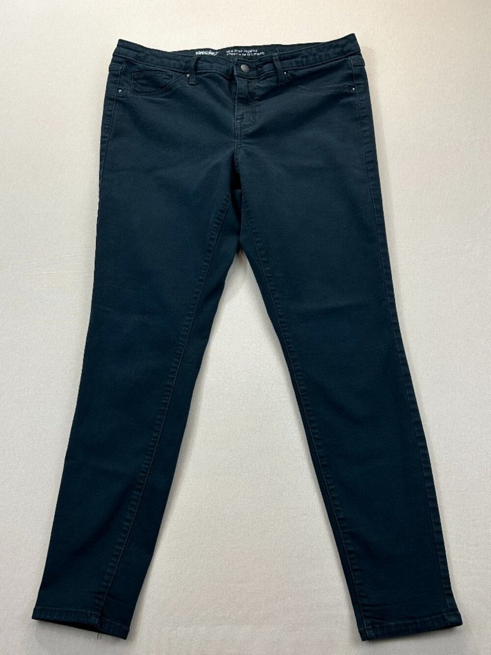 Mossimo Jegging Jeans Womens Size 12/31 R Black Denim Mid Rise Stretch